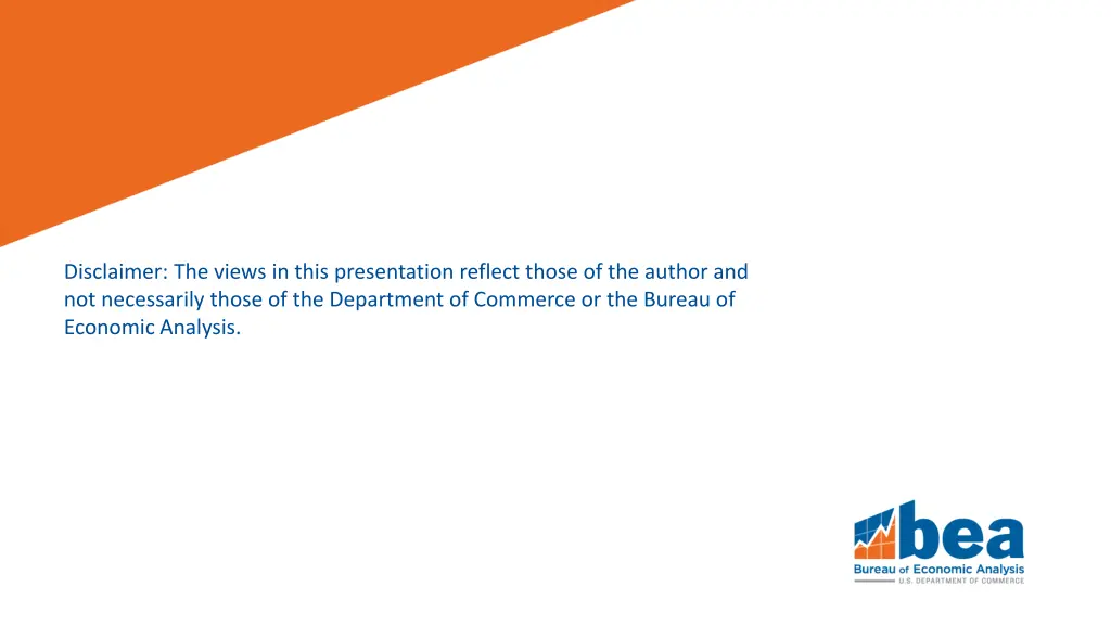 disclaimer the views in this presentation reflect