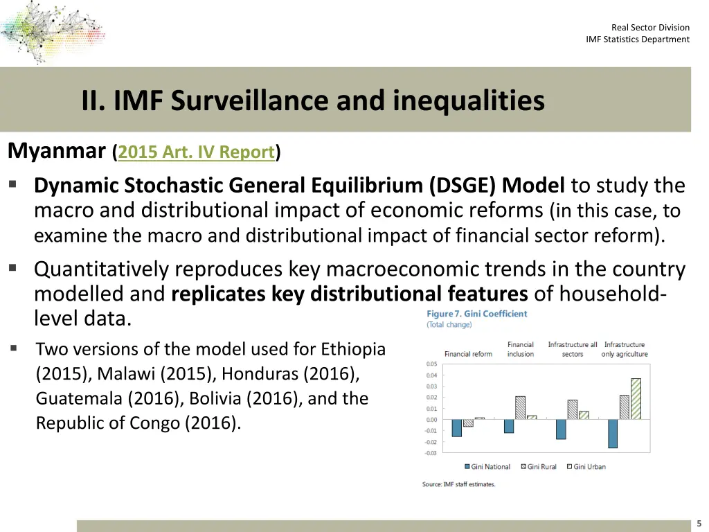 real sector division imf statistics department 4