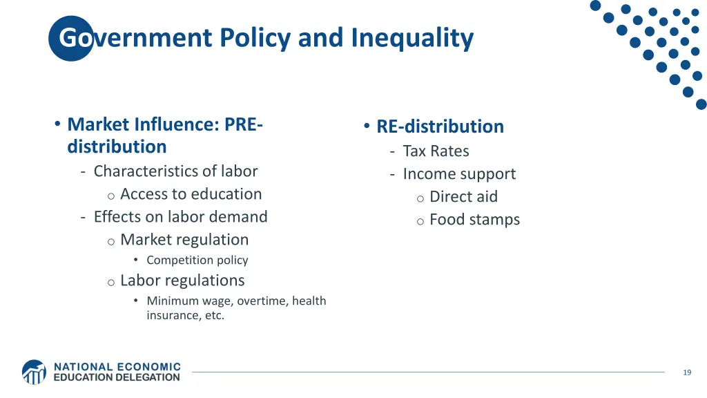 government policy and inequality