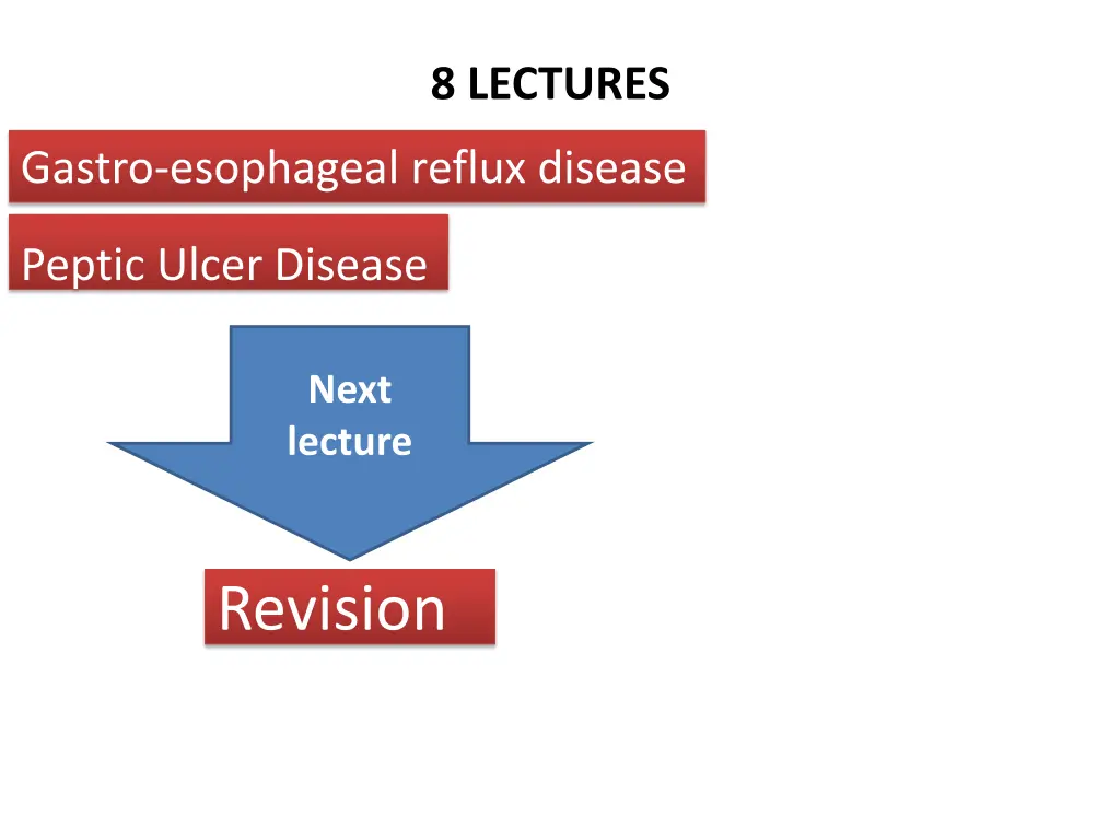 8 lectures