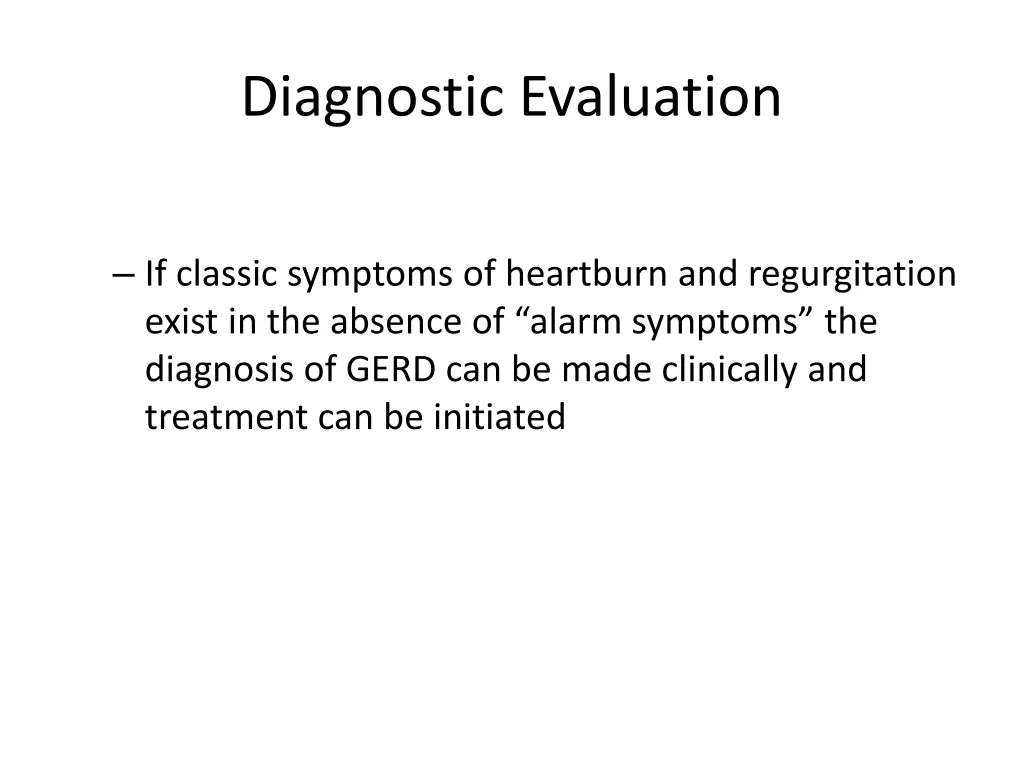 diagnostic evaluation