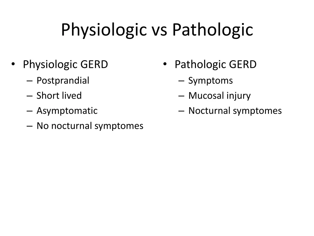 physiologic vs pathologic