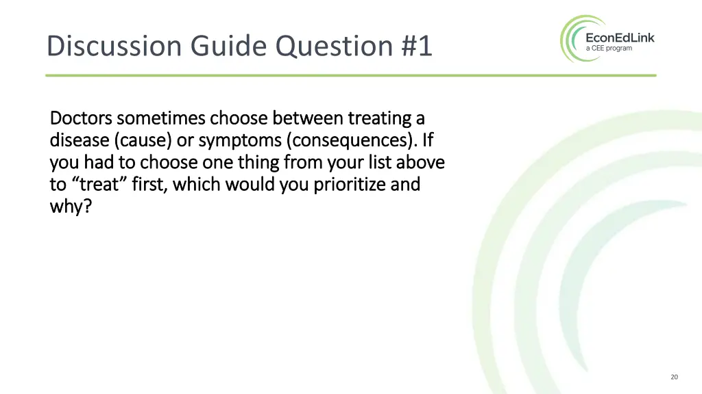 discussion guide question 1