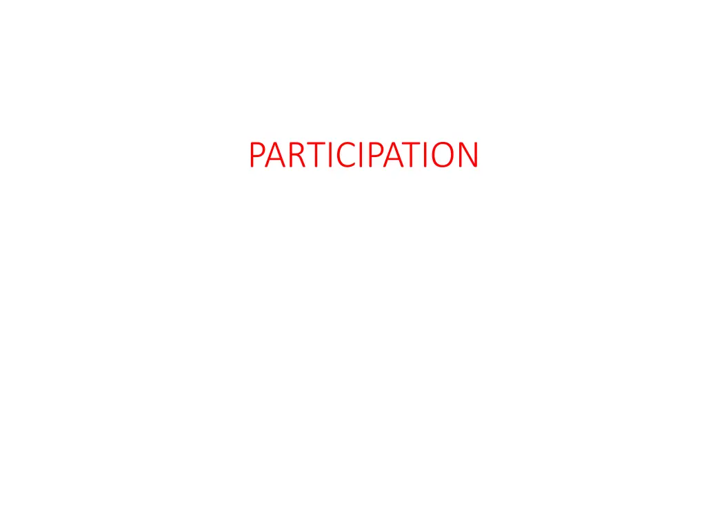 participation