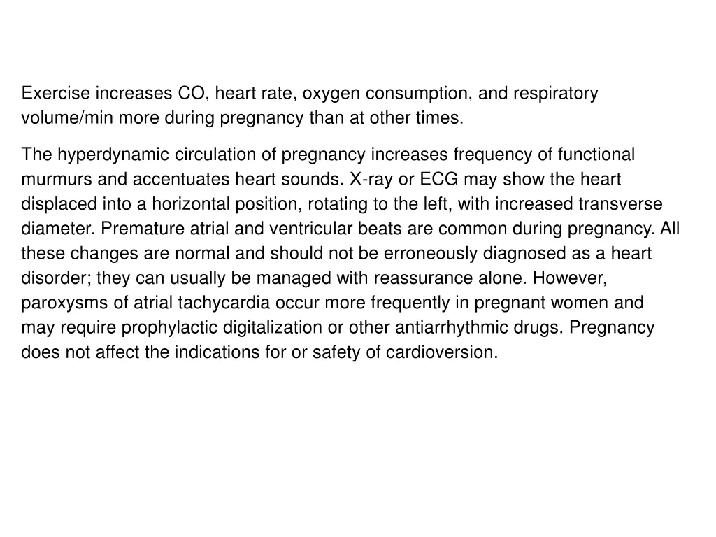 exercise increases co heart rate oxygen