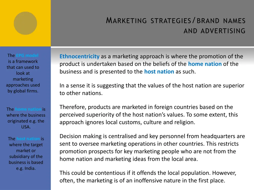 m arketing strategies brand names