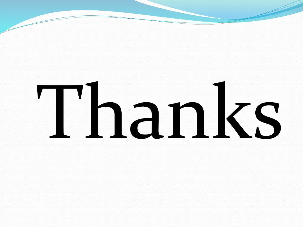 thanks