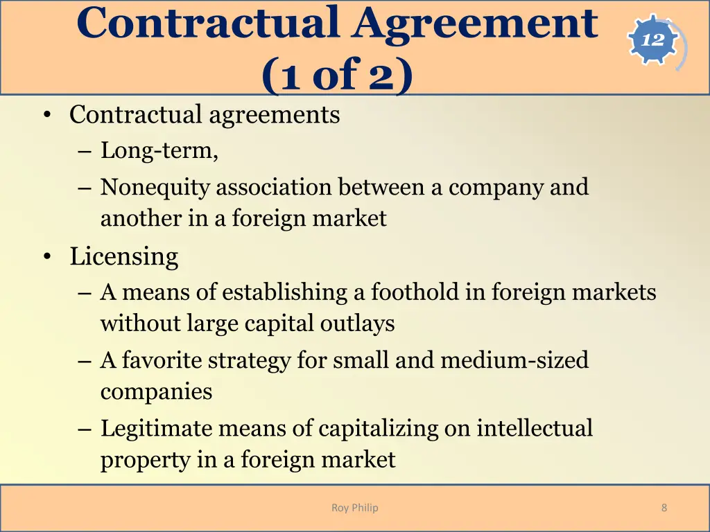 contractual agreement 1 of 2 contractual