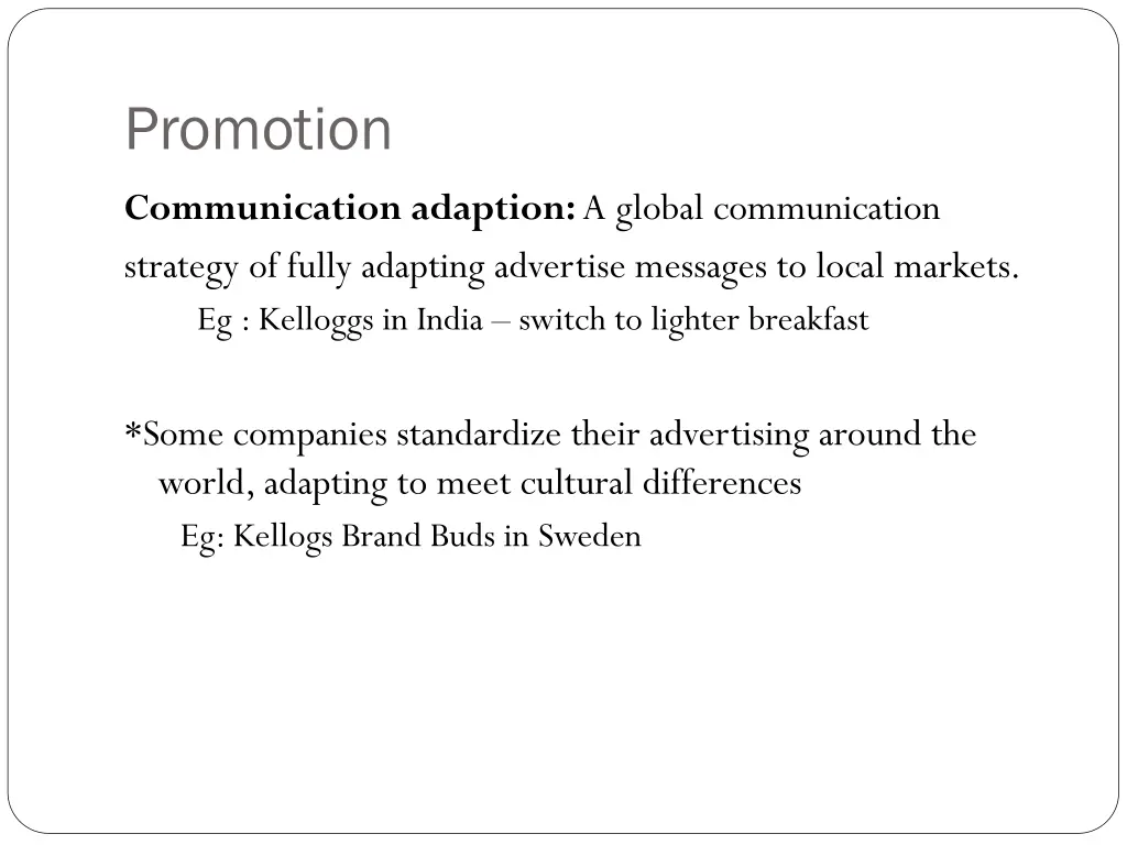 promotion