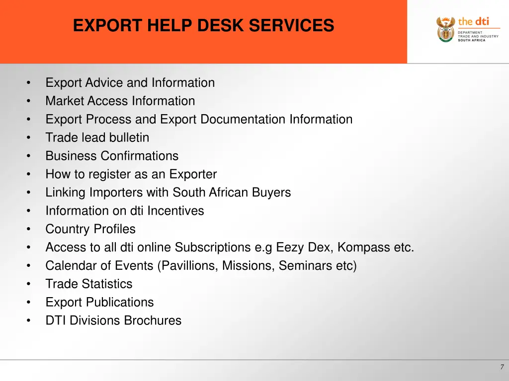export help desk services 1
