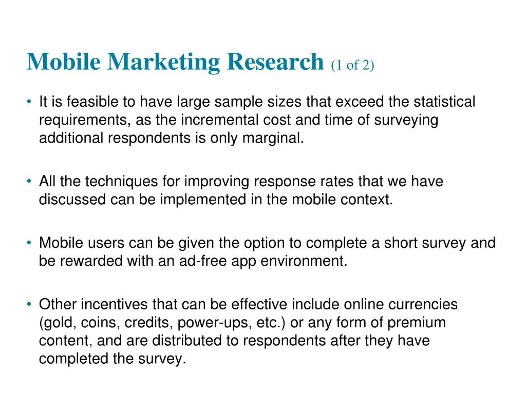 mobile marketing research 1 of 2