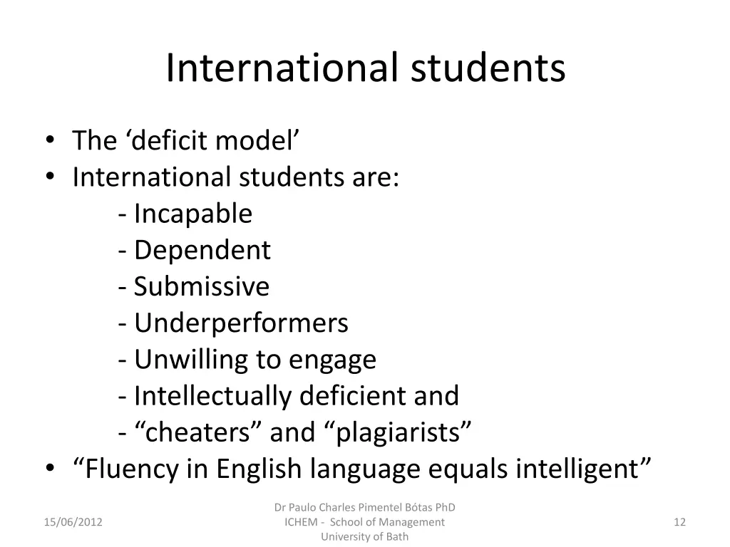 international students