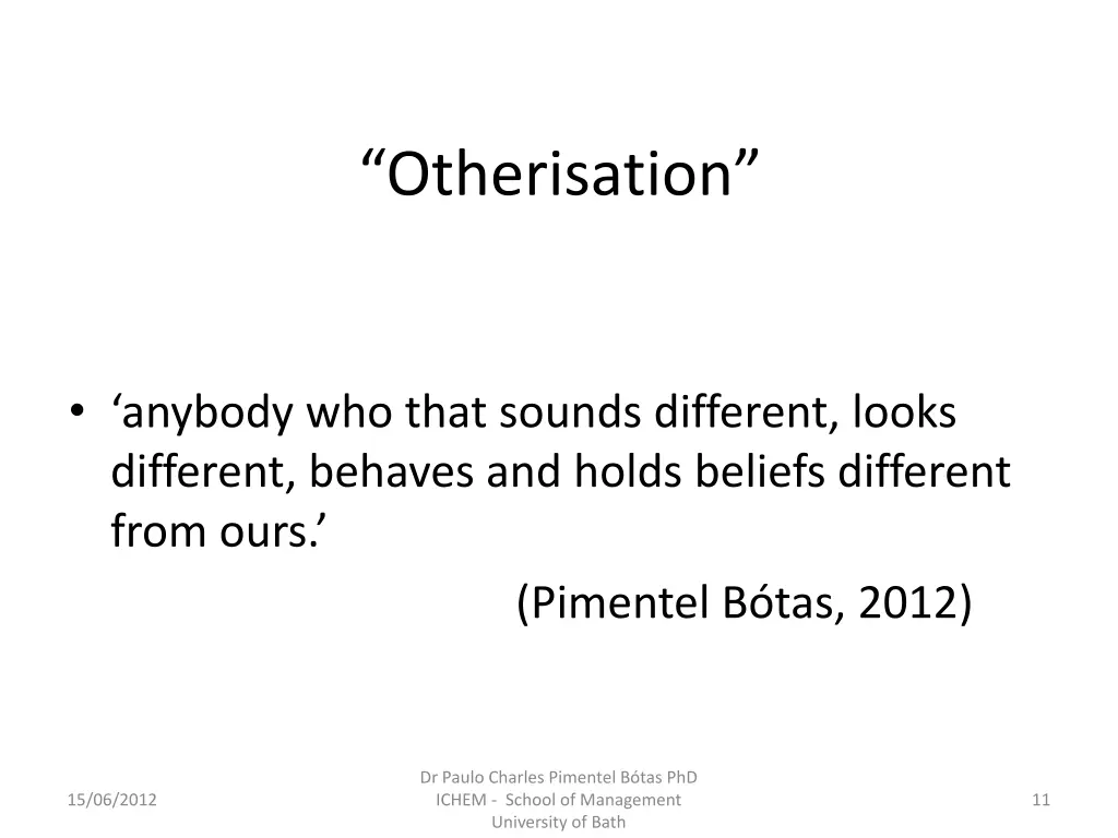 otherisation