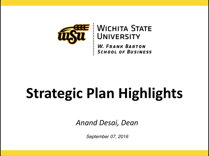 strategic plan highlights