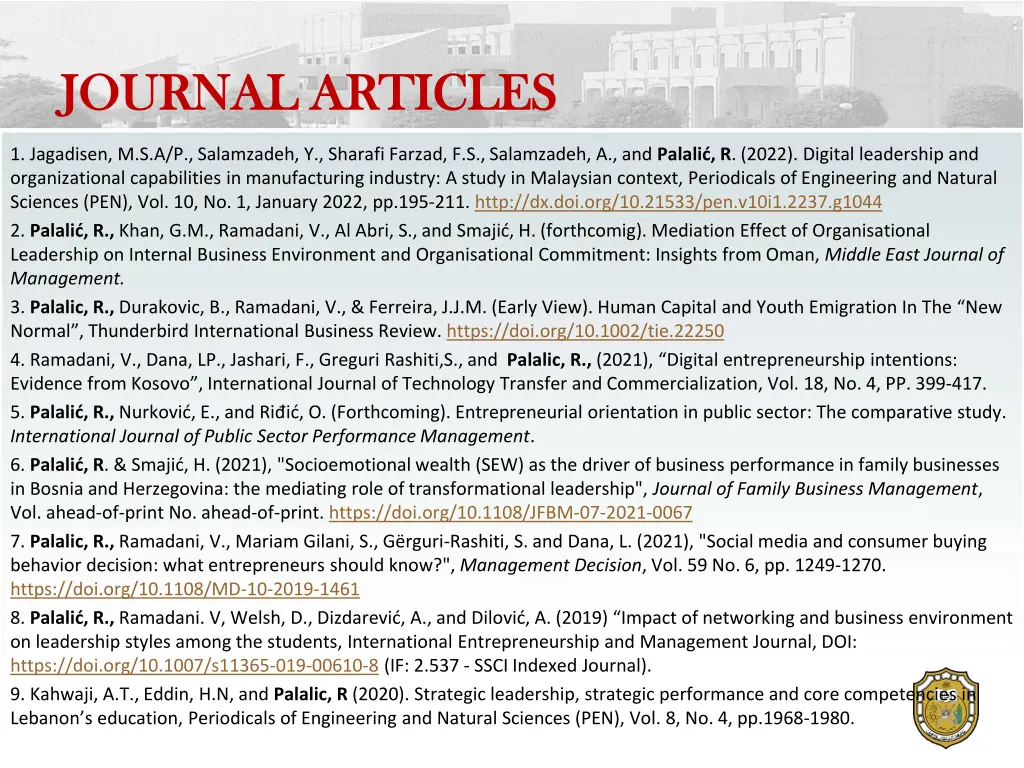journal articles journal articles