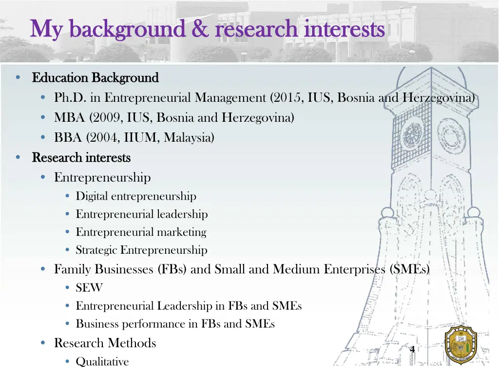 my background research interests my background