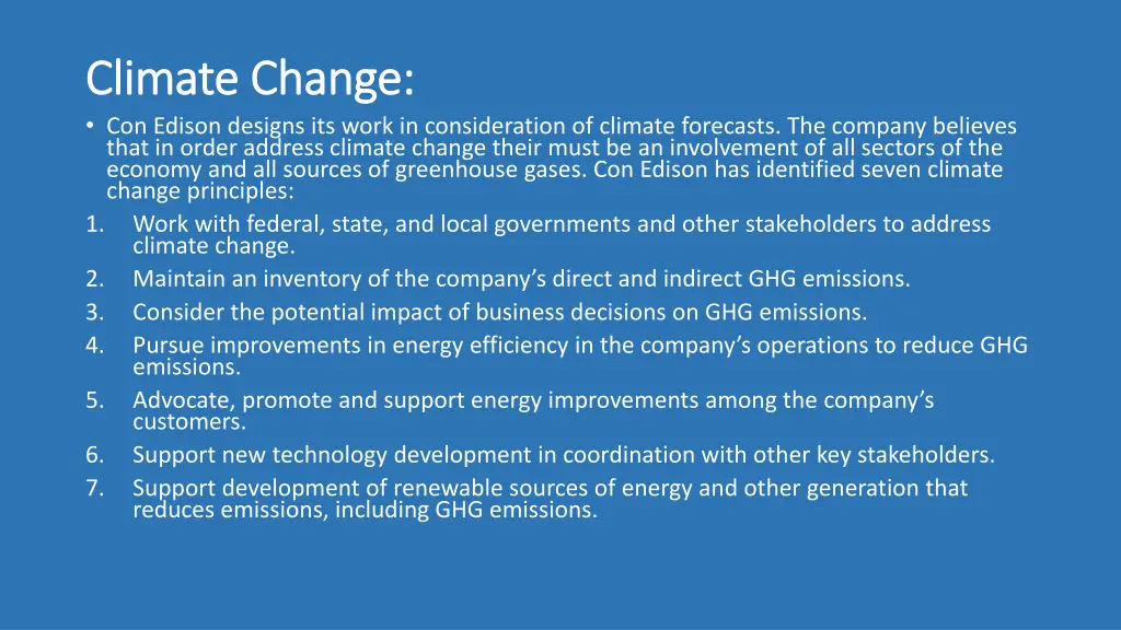 climate change climate change con edison designs