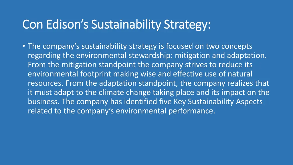 con edison s sustainability strategy con edison