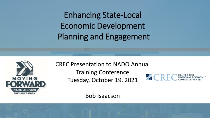 enhancing state enhancing state local economic