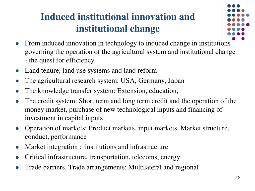 induced institutional innovation