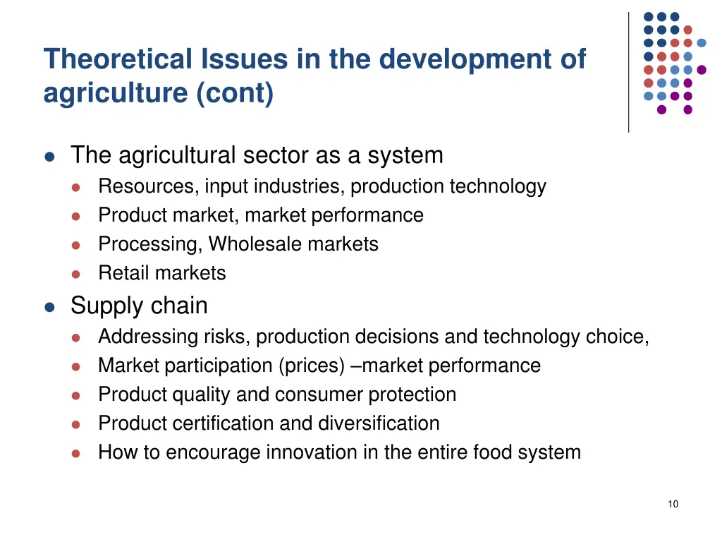 theoretical issues in the development 2