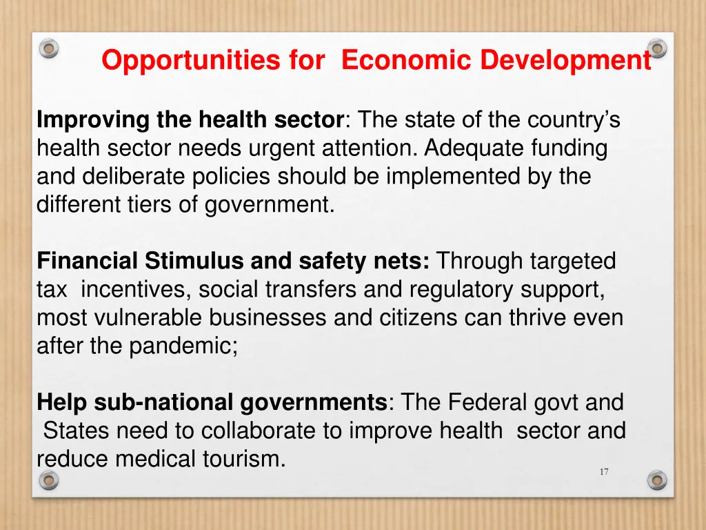 opportunities for economic development 1
