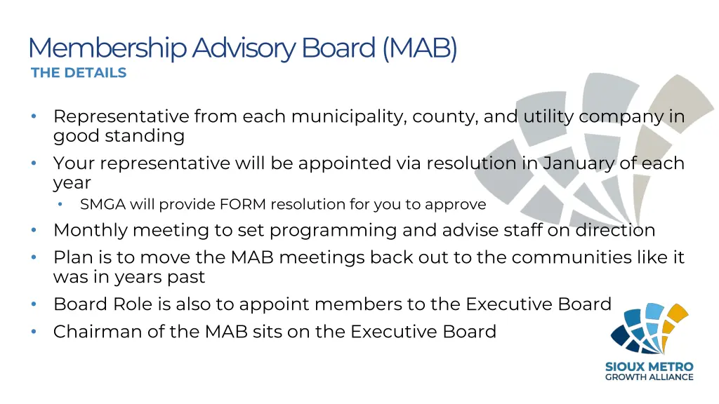 membership advisory board mab the details
