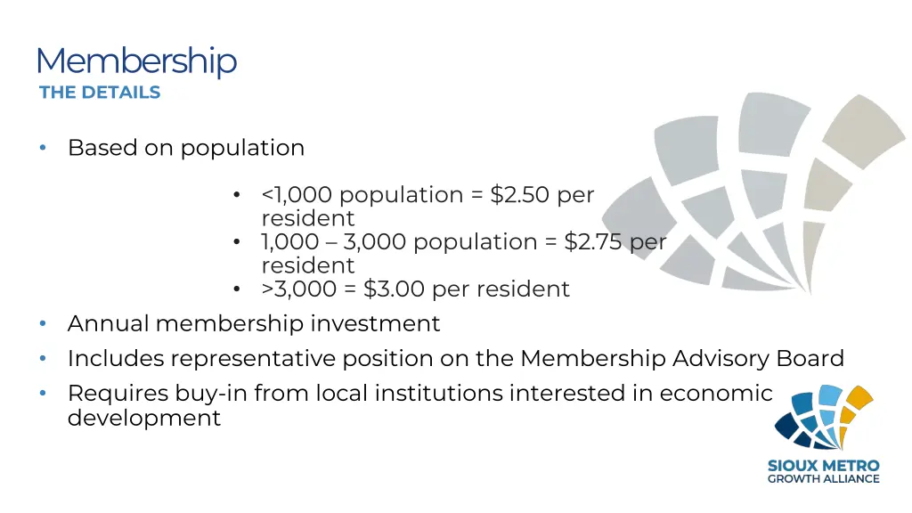 membership the details 1