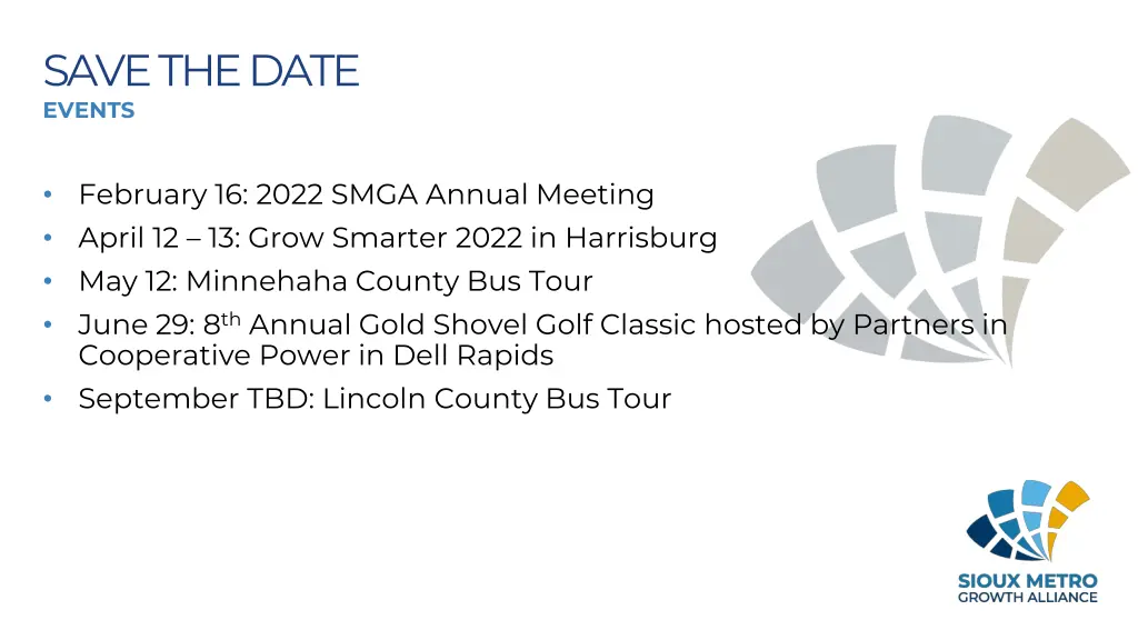 save the date events
