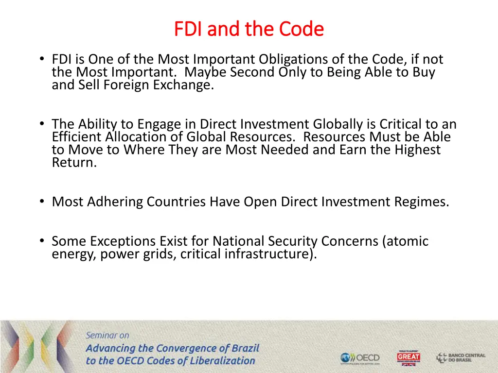 fdi and the code fdi and the code