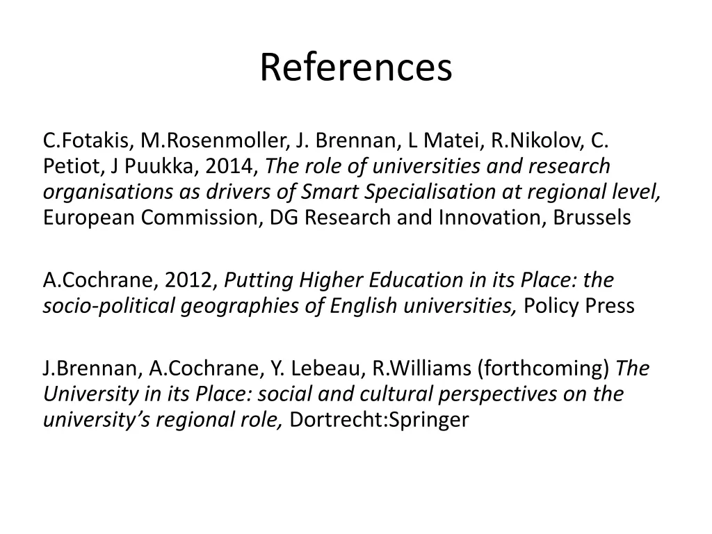 references