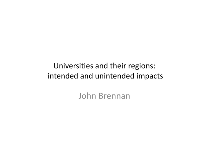 universities and their regions intended