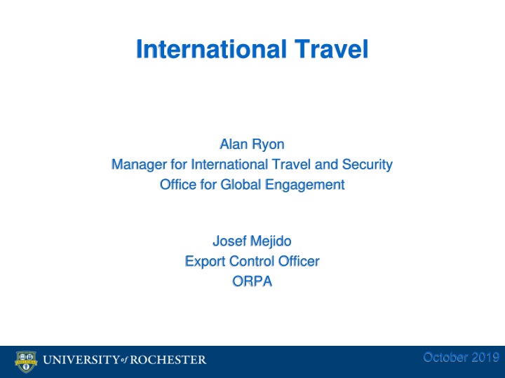 international travel
