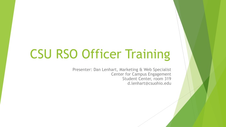 csu rso officer training