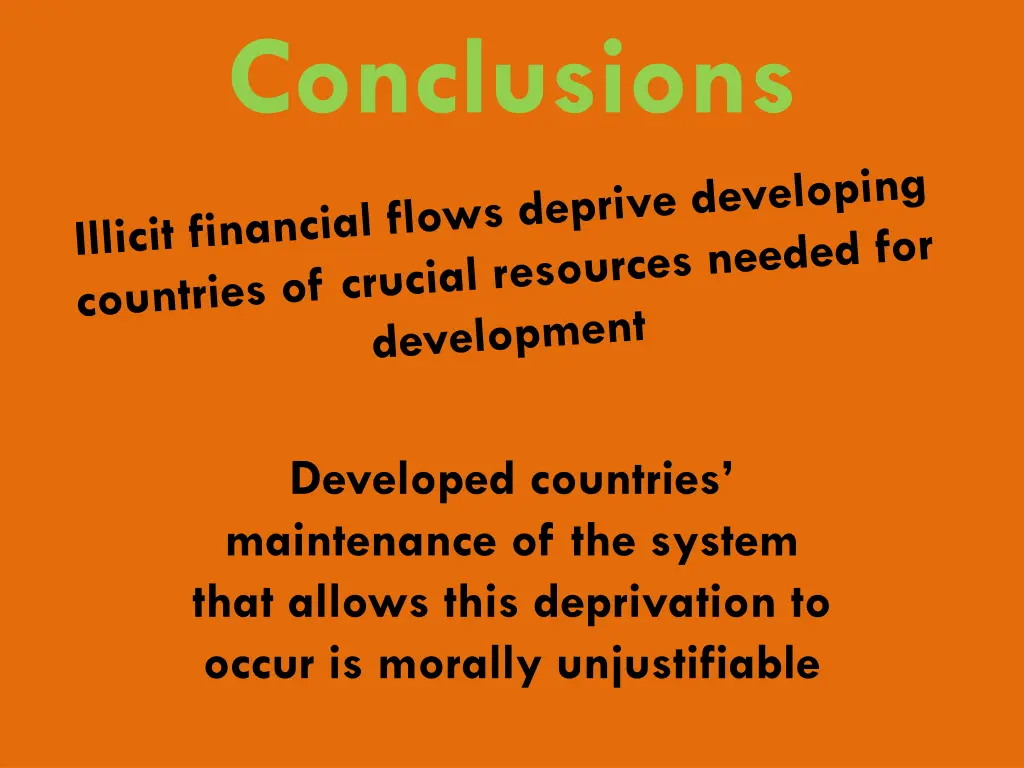 conclusions