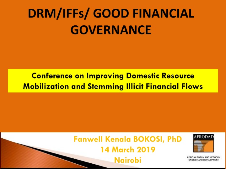 drm iffs good financial governance