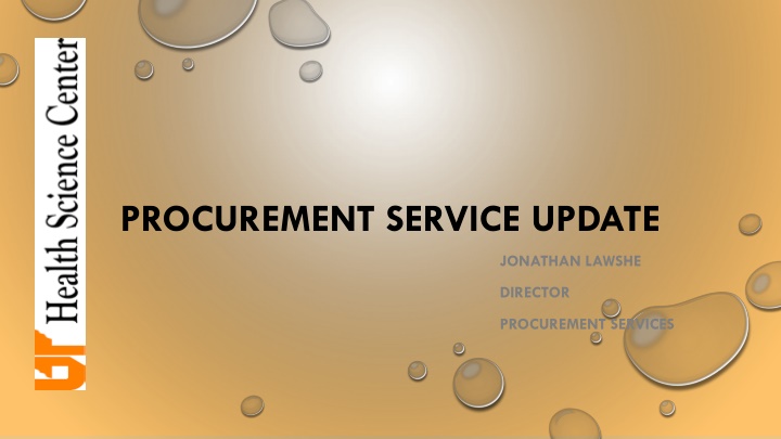 procurement service update