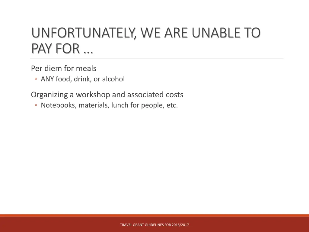 unfortunately we are unable to pay for