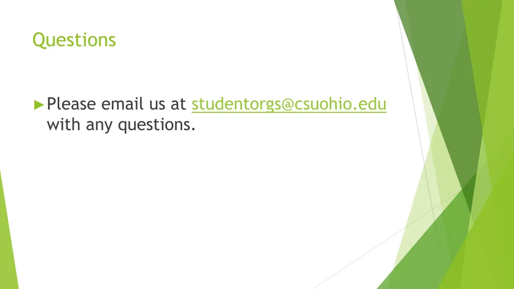 questions