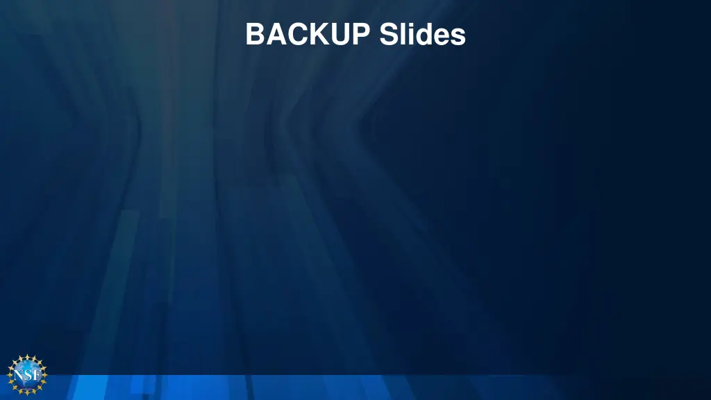 backup slides
