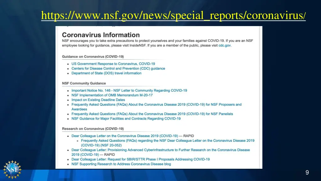 https www nsf gov news special reports coronavirus