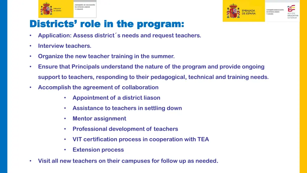 districts districts role in application assess