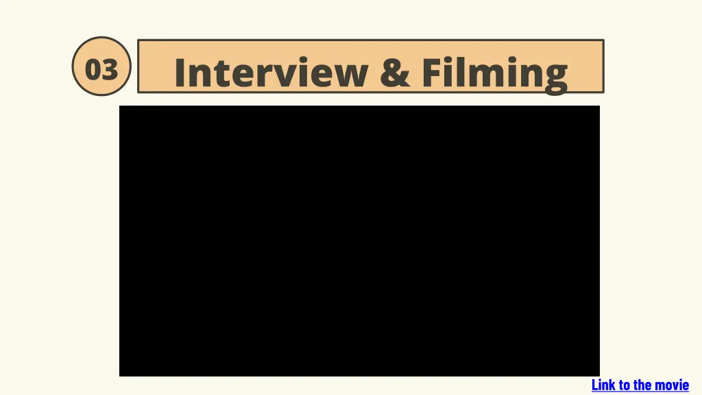 interview filming 2