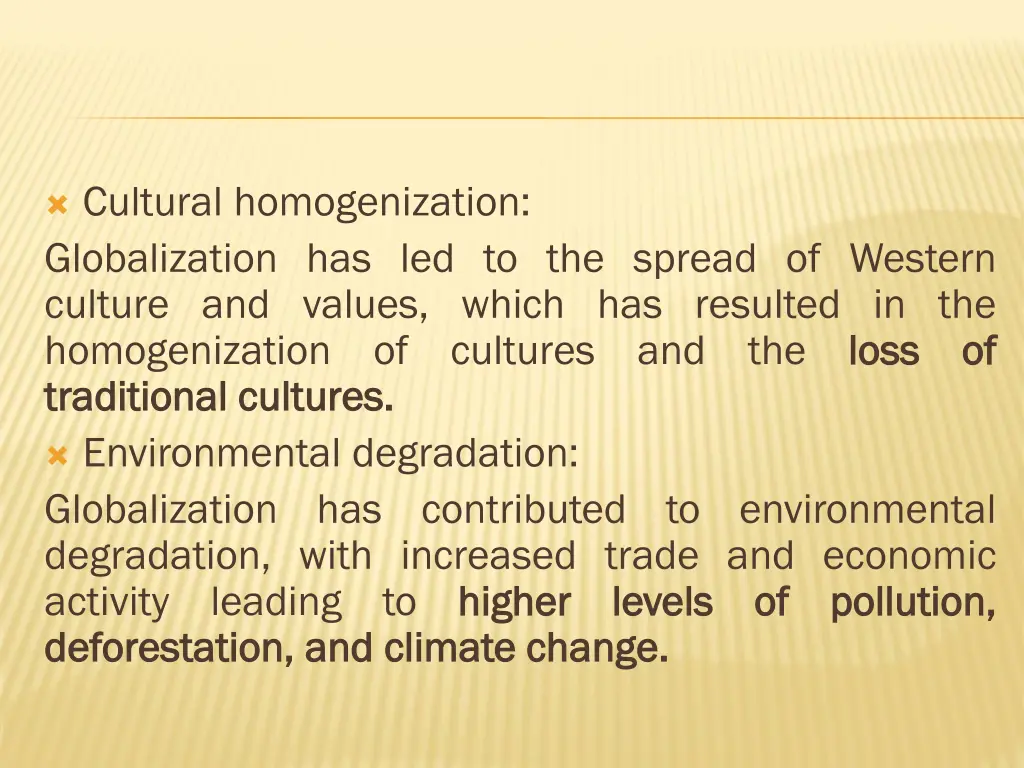 cultural homogenization globalization