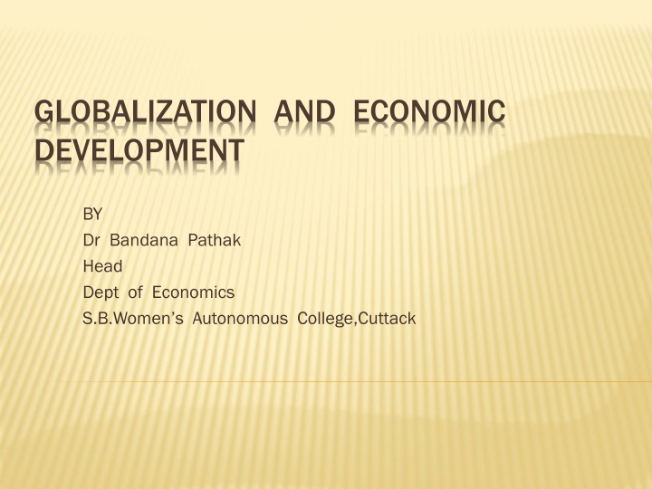 globalization and economic development