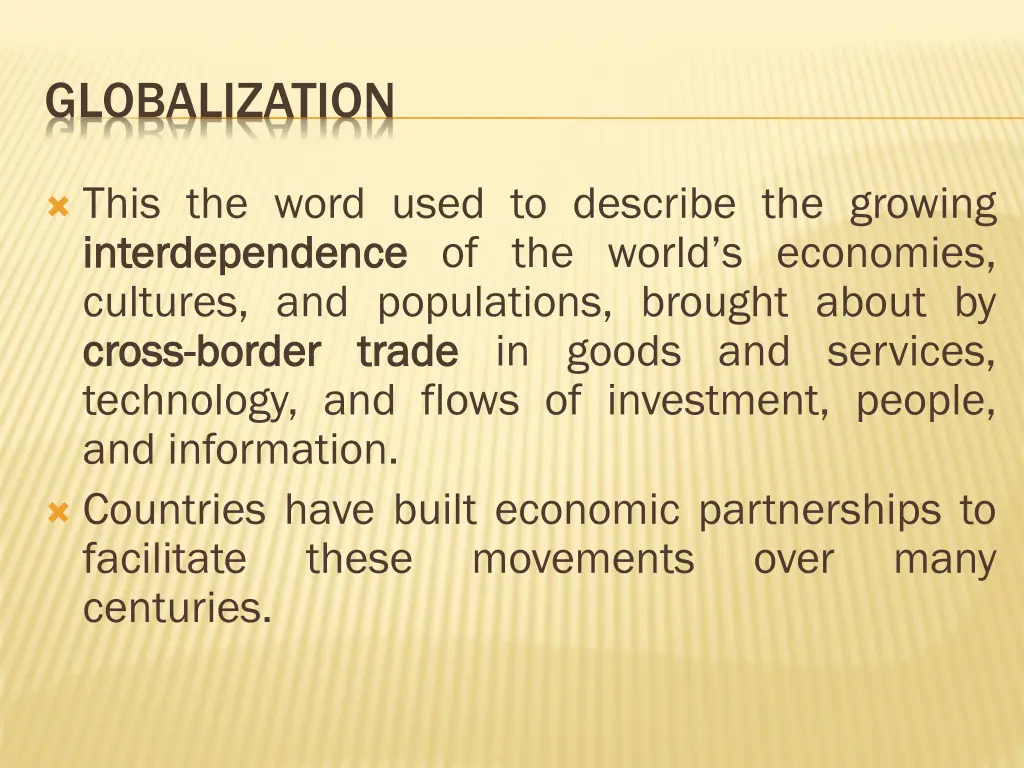 globalization