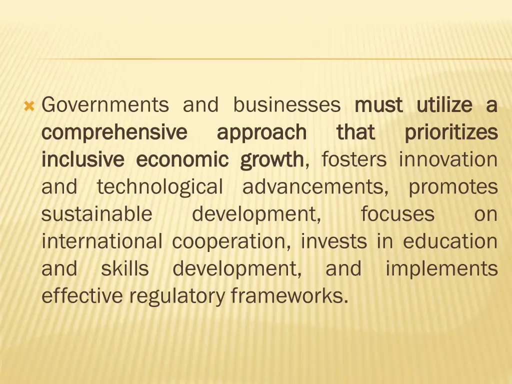 governments and businesses must comprehensive
