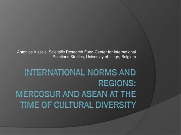 antonios vlassis scientific research fund center