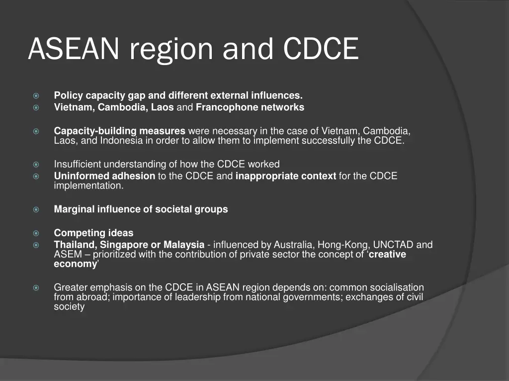 asean region and cdce 1
