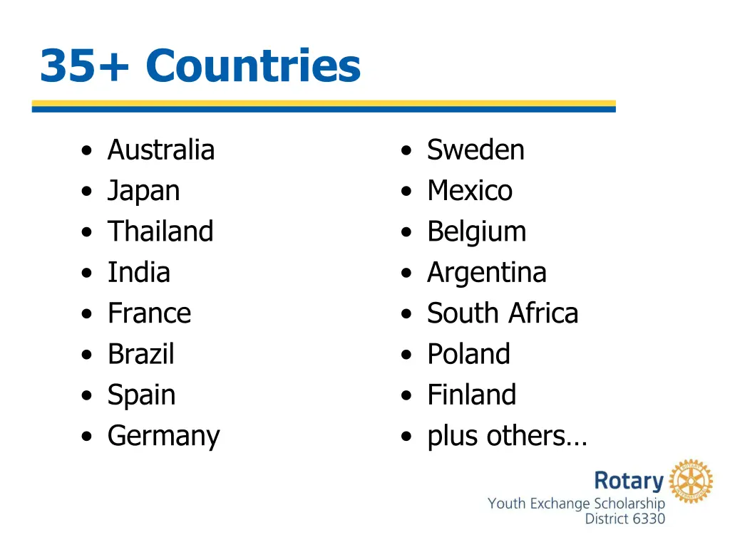35 countries